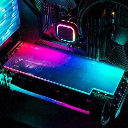 Wondering and Wandering RGB GPU Backplate - Dan Giuz - V1Tech