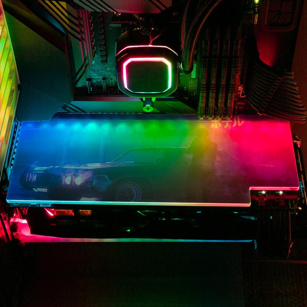 Wondering and Wandering RGB GPU Backplate - Dan Giuz - V1Tech