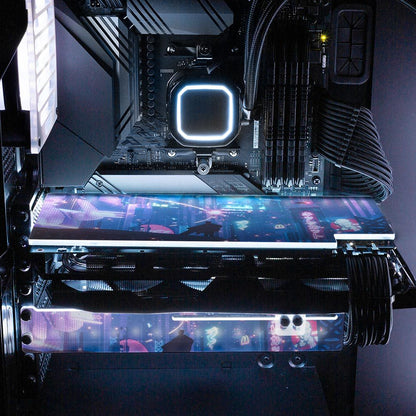 Worlds Traveler RGB GPU Backplate - Dan Giuz - V1Tech