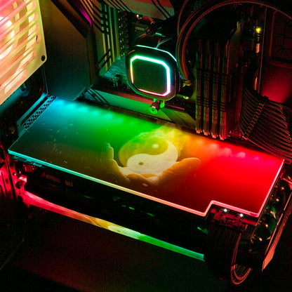 Yin Yang RGB GPU Backplate - Ismaeel Shaikh - V1Tech