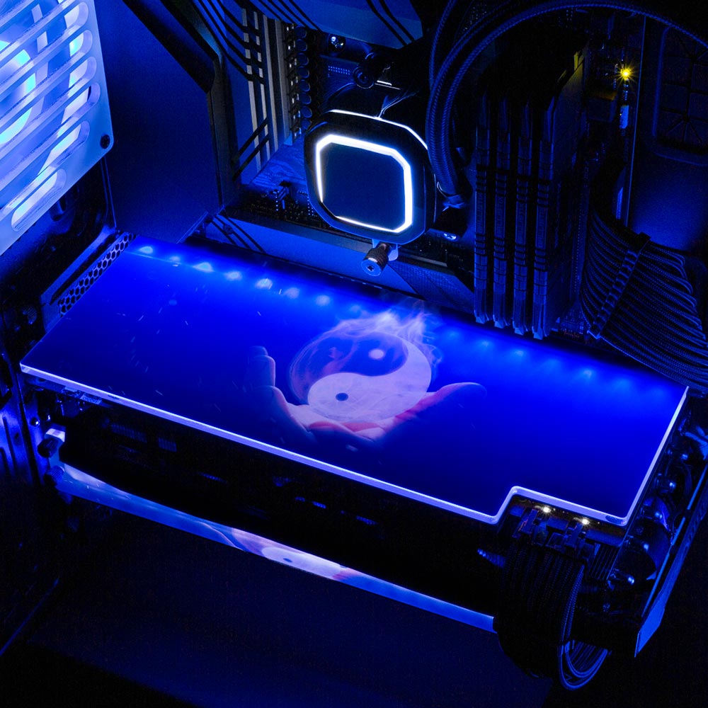 Yin Yang RGB GPU Backplate - Ismaeel Shaikh - V1Tech