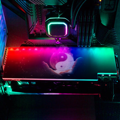 Yin Yang RGB GPU Backplate - Ismaeel Shaikh - V1Tech