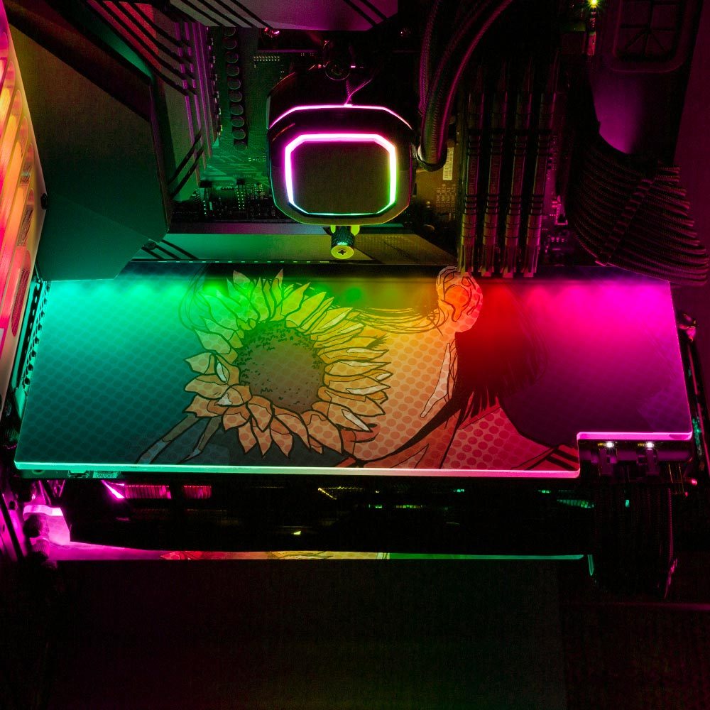 You Love Me, You Love Me Not RGB GPU Backplate - Annicelric - V1Tech