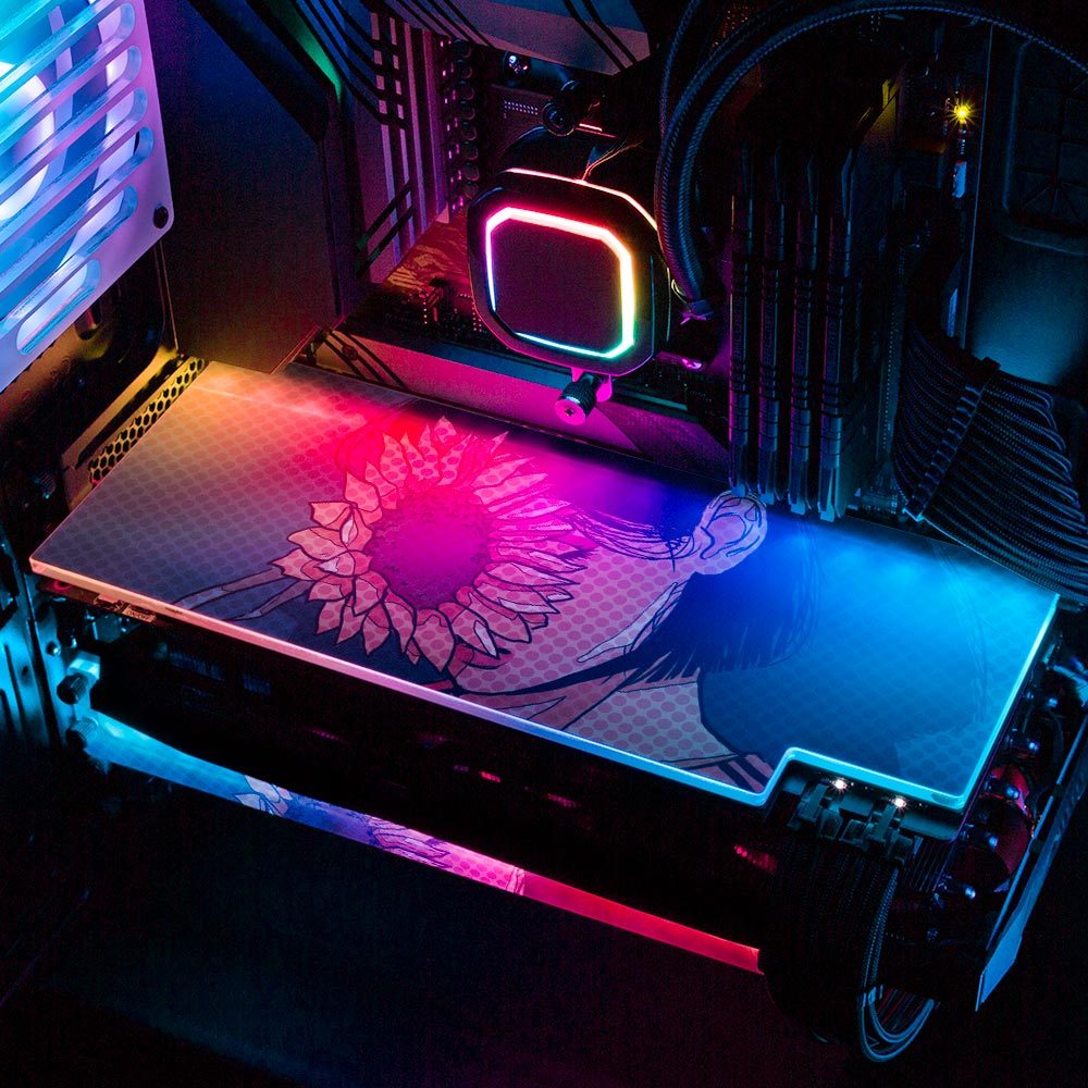 You Love Me, You Love Me Not RGB GPU Backplate - Annicelric - V1Tech