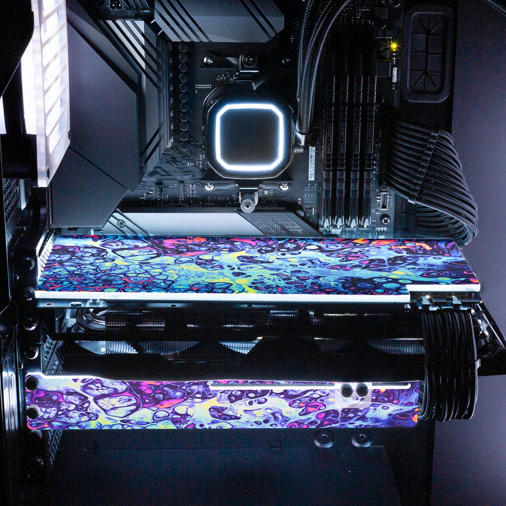 You'll be Alright RGB GPU Backplate - Geoglyser - V1Tech