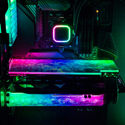 You'll be Alright RGB GPU Backplate - Geoglyser - V1Tech