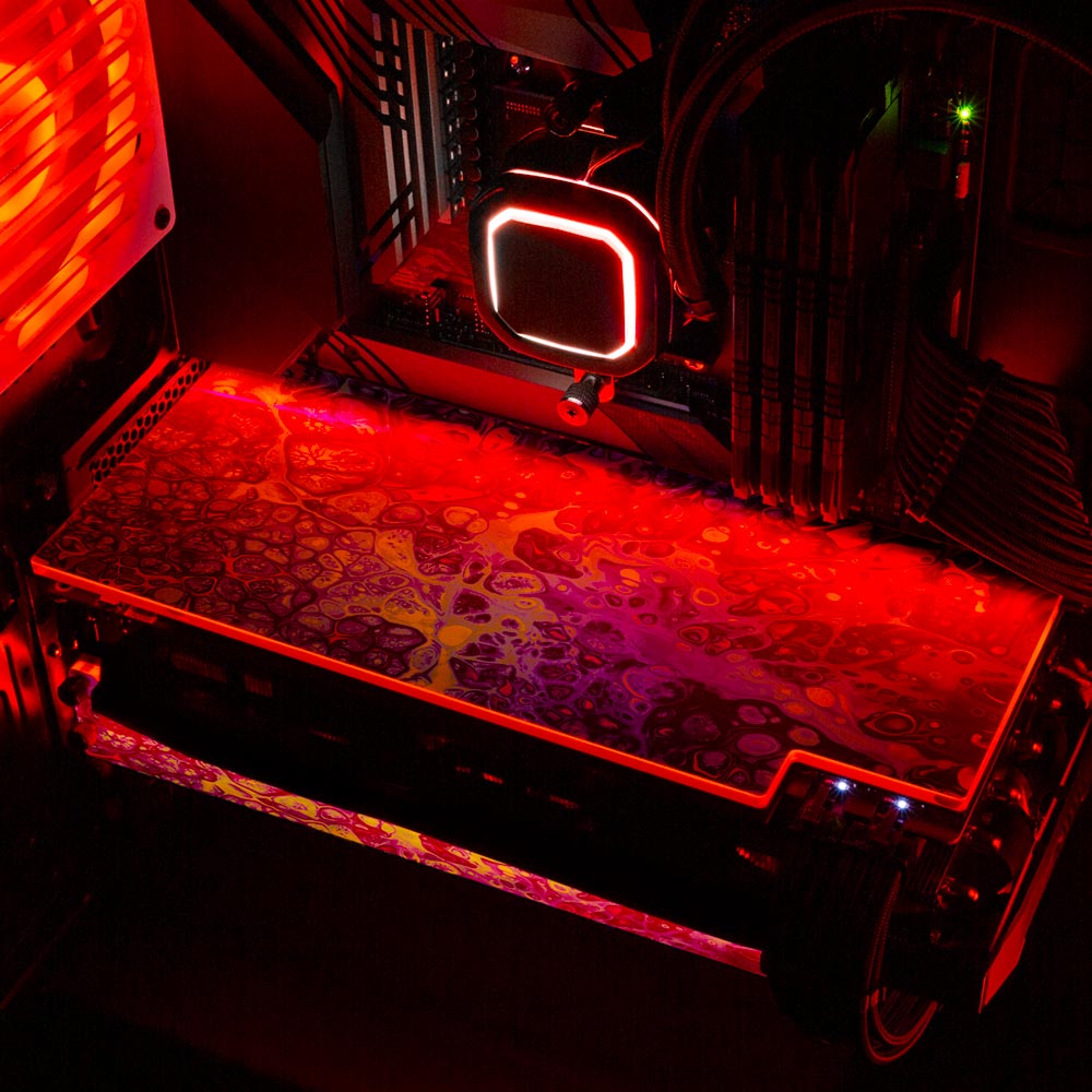 You'll be Alright RGB GPU Backplate - Geoglyser - V1Tech