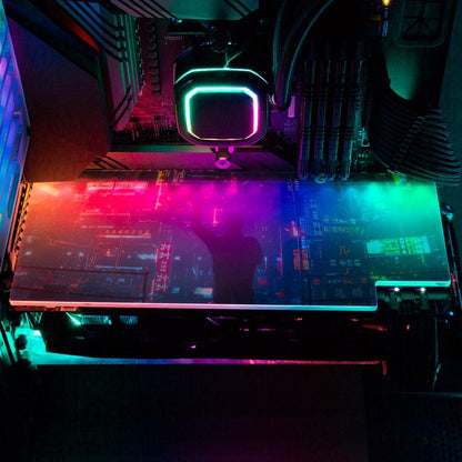 Young Wild and Free RGB GPU Backplate - Dan Giuz - V1Tech