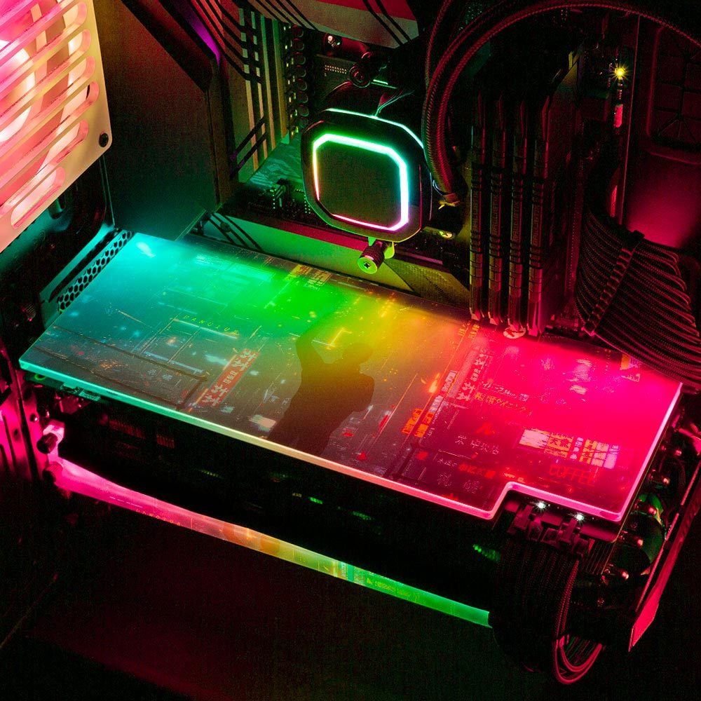 Young Wild and Free RGB GPU Backplate - Dan Giuz - V1Tech