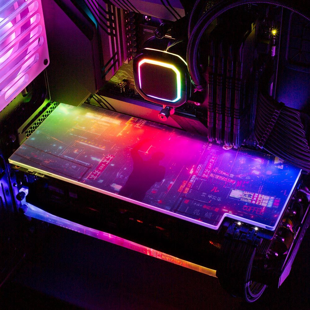 Young Wild and Free RGB GPU Backplate - Dan Giuz - V1Tech