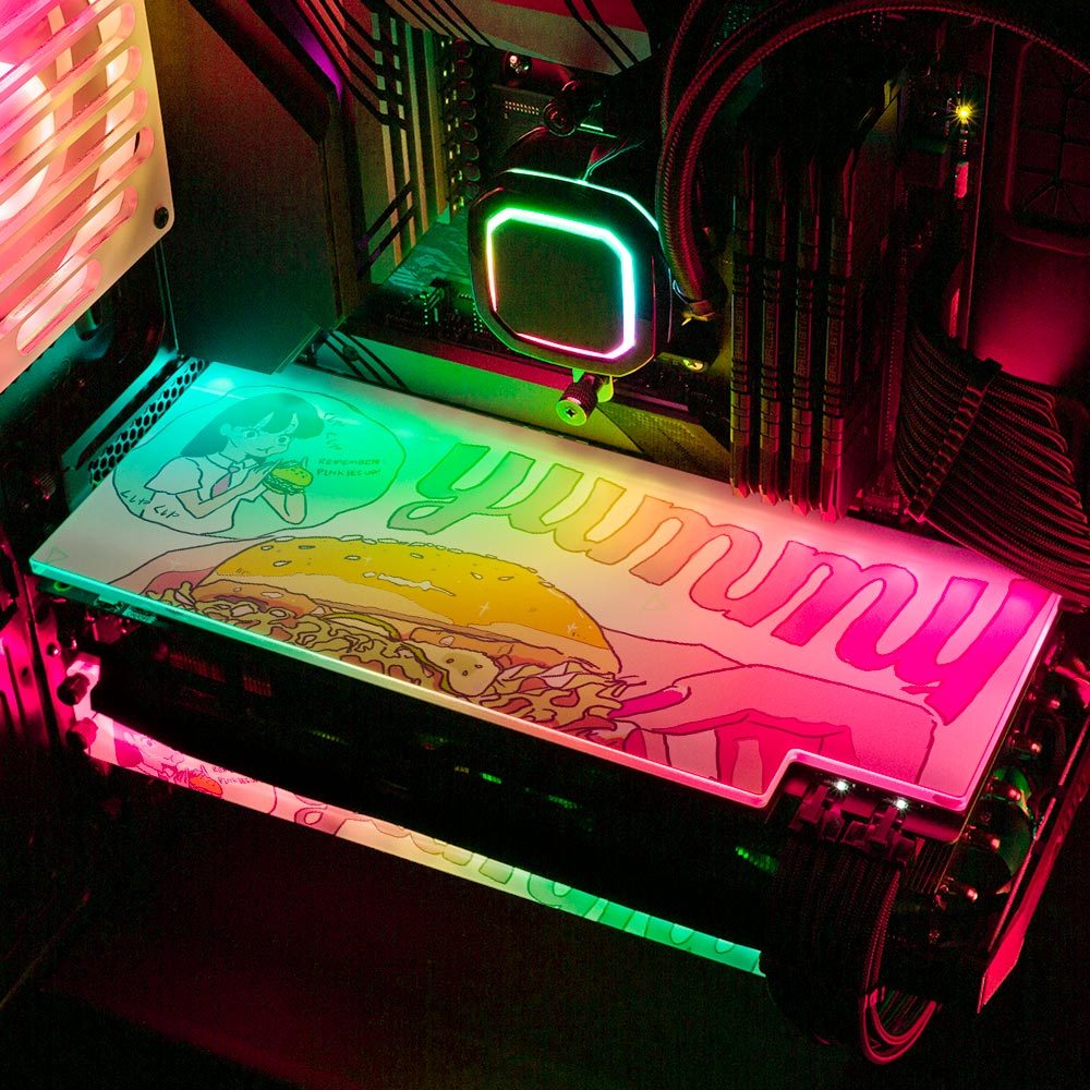 Yummy RGB GPU Backplate - Annicelric - V1Tech