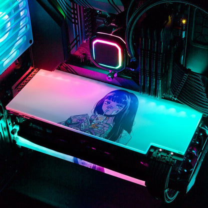 Zombie Apocalypse Snacks RGB GPU Backplate - Annicelric - V1Tech