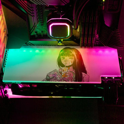 Zombie Apocalypse Snacks RGB GPU Backplate - Annicelric - V1Tech